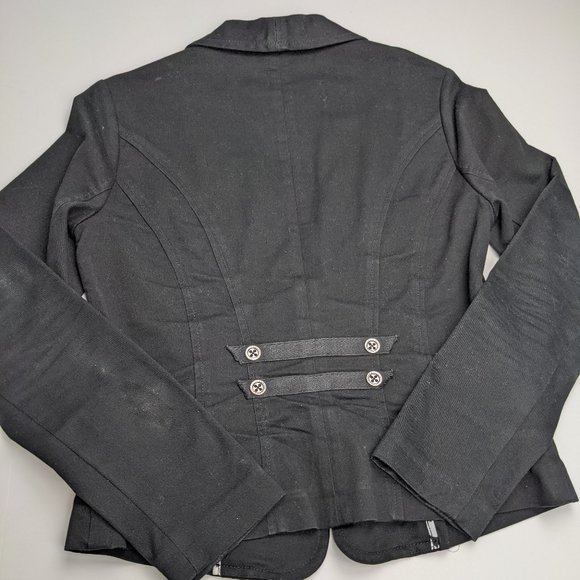 CAbi Military Black Blazer Style #329 Women’s sz 4 - Picture 3 of 8